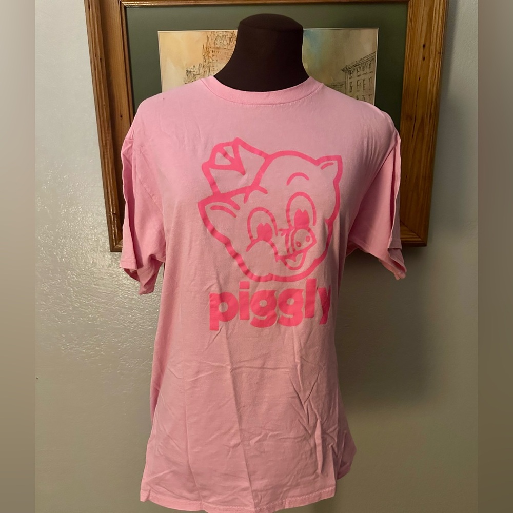 Vintage Pink Piggly Wiggly T-Shirt M